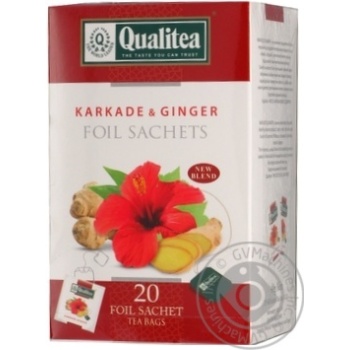Tea Quality herbal ginger packed 20pcs 40g - buy, prices for MegaMarket - photo 1
