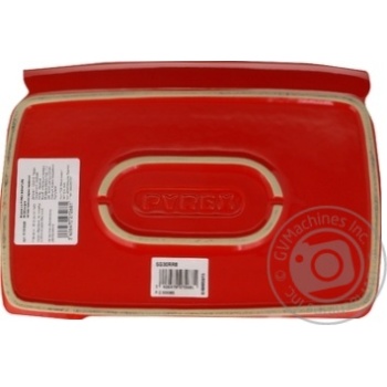 Pyrex Signature Baking Dish rectangle ceramic red 30X22cm - buy, prices for METRO - photo 3