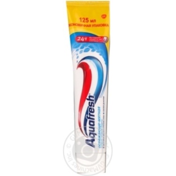 Зубна паста Aquafresh Освіжаюча м'ятна 125мл купити, ціни на МегаМаркет - фото 1
