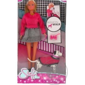 Simba Steffi Love with Dolmatian in Fashionable Clothes Doll - buy, prices for ULTRAMARKET - photo 1