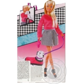 Simba Steffi Love with Dolmatian in Fashionable Clothes Doll - buy, prices for ULTRAMARKET - photo 2