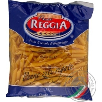 Макаронні вироби Pasta Reggia пенне дзіті рігате 1кг купити, ціни на МегаМаркет - фото 1
