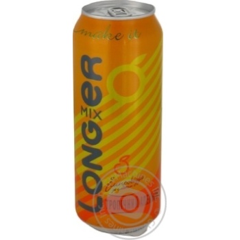 Сидр LongMixer Тропічний апельсин ж/б 0.5л x6 купити, ціни на МегаМаркет - фото 1