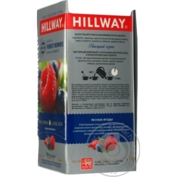 Tea Hillway with berries black packed 25pcs 37.5g - buy, prices for MegaMarket - photo 4