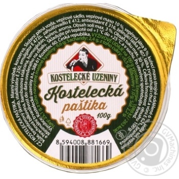 Паштет Kostelecka 100г х6 купить, цены на МегаМаркет - фото 1