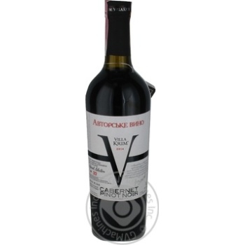 Wine Villa krim red semisweet 11-13% 750ml glass bottle - buy, prices for MegaMarket - photo 1