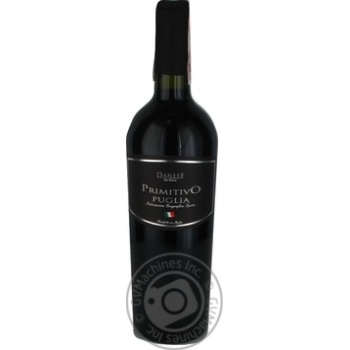 Вино Danese Primitivo Puglia червоне сухе 0.75л купить, цены на МегаМаркет - фото 1
