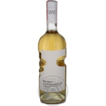 Вино Bolgrad GY Chardonnay біле сухе 0.75л х6 купити, ціни на МегаМаркет - фото 1