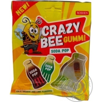 Candy Roshen Crazy bee jelly 100g - buy, prices for MegaMarket - photo 1