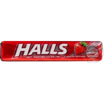 Lollipop Halls strawberries with cream 25.2g - buy, prices for MegaMarket - photo 1
