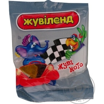 Цукерки желейно-жувальні АВК Жувіленд Сластики Жувімото 35г купити, ціни на МегаМаркет - фото 1