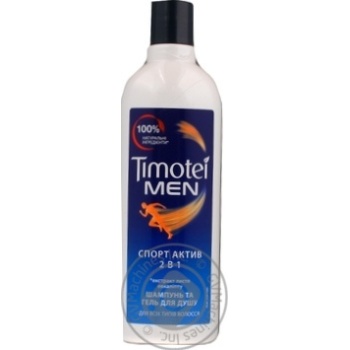 Timotei Men Eucalyptus 2in1 Shampoo-shower gel 400ml - buy, prices for NOVUS - photo 2