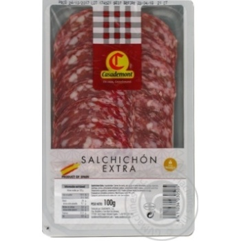 Sausage Casademont Salchichon raw cured 100g - buy, prices for MegaMarket - photo 1