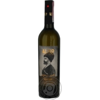 Wine Aliko Alazani valley white semisweet 13% 750ml - buy, prices for MegaMarket - photo 1