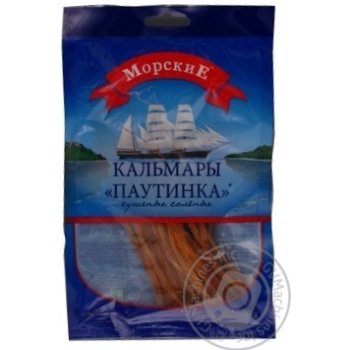 Кальмари Морські Павутинка сушені солоні 30г купити, ціни на МегаМаркет - фото 3