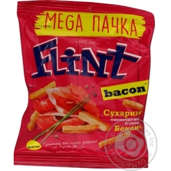 Snack Flint with bacon 110g - buy, prices for MegaMarket - photo 1