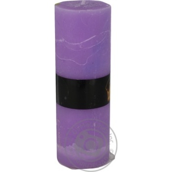 Pragnis Rustick Candle cylinder light purple - buy, prices for METRO - photo 2