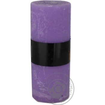 Pragnis Rustic Candle cylinder light purple - buy, prices for METRO - photo 2