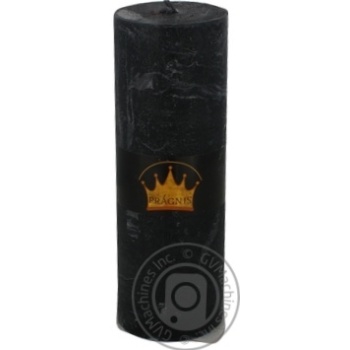 Pragnis Rustick Candle cylinder black