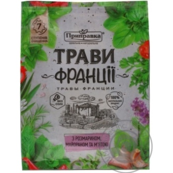 Приправа Трави Франції з розмарином, майораном та м'ятою Приправка 10 г купити, ціни на МегаМаркет - фото 3