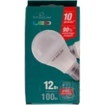 Лампа LED A60 12W E27 4100K 220V Тітаніум