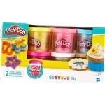 Ігровий набір Play-Doh Тісто для ліплення з конфеті 6 баночок 336г