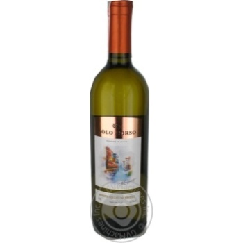 Wine Solo corso white semisweet 11.5% 750ml - buy, prices for MegaMarket - photo 1