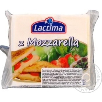 Lactima mozzarella processed cheese 130g - buy, prices for MegaMarket - photo 1