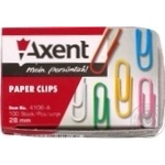 Скріпки Axent кольорові 28мм 100шт