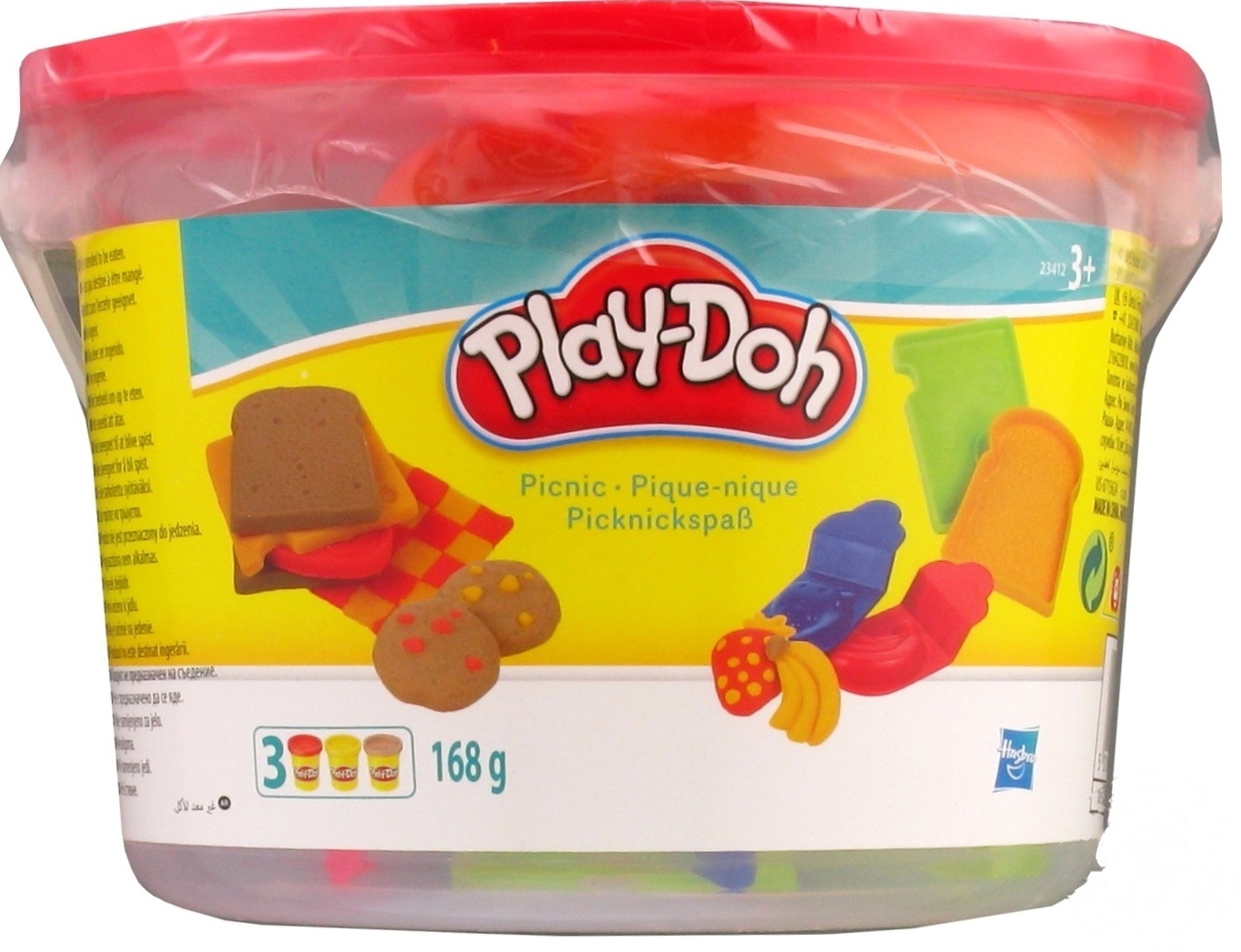 

Игровой набор Play-Doh Ведерко с формами для теста морские обитатели