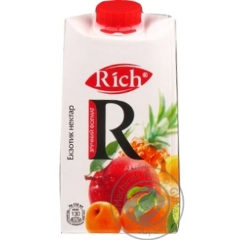 Нектар Rich Экзотик 0,5л купить, цены на МегаМаркет - фото 1