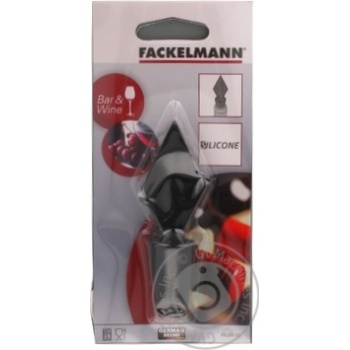 Fackelmann Bottle stopper silicone 2.5X7.2cm