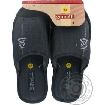 Gemelli Men's Home Shoes 43s - buy, prices for MegaMarket - photo 1