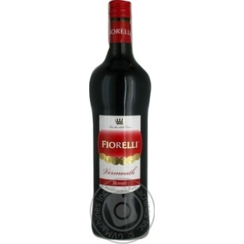 Вермут Fiorelli Rosso 14,8% 1л купити, ціни на МегаМаркет - фото 1