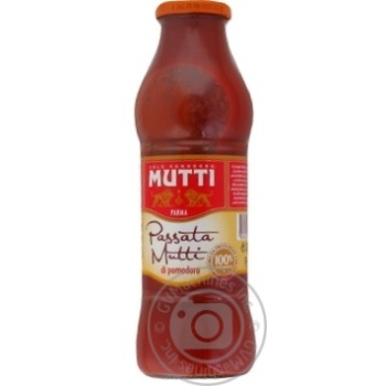 Пюре Mutti Passata томатное 700г купить, цены на МегаМаркет - фото 1