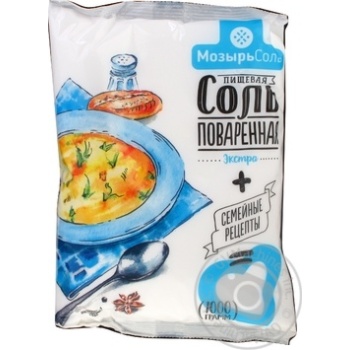 Mozyr'sol' Poles'ye salt 1000g - buy, prices for MegaMarket - photo 1