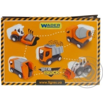 Игрушка Wader Tech Truck в ассортименте 39477 шт купить, цены на МегаМаркет - фото 2