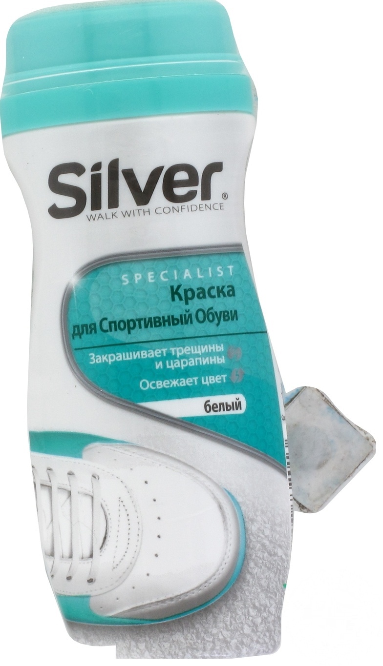 

Крем-краска для спортивной обуви Silver белая 80мл