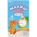 Malysh for 4+ month babies with rice flour dry milk 350g