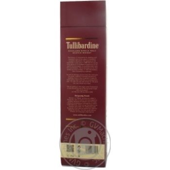 Віскі Tullibardine Burgundy Finish Box 0.7л х3 купить, цены на МегаМаркет - фото 2