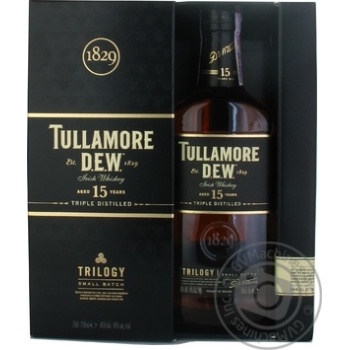 Віскі Tullamore Dew Trilogy 15yo Box 0.7л х6 купити, ціни на МегаМаркет - фото 3