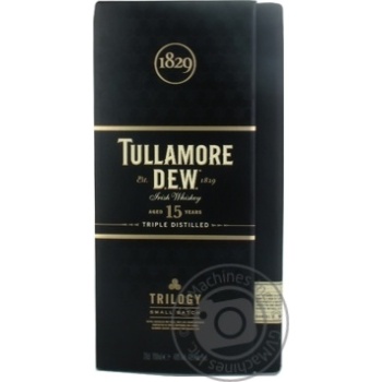 Віскі Tullamore Dew Trilogy 15yo Box 0.7л х6 купить, цены на МегаМаркет - фото 2