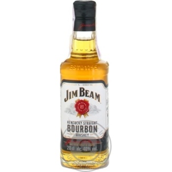 Jim Beam White bourbon whiskey 4 yrs 40% 0,2l - buy, prices for MegaMarket - photo 3