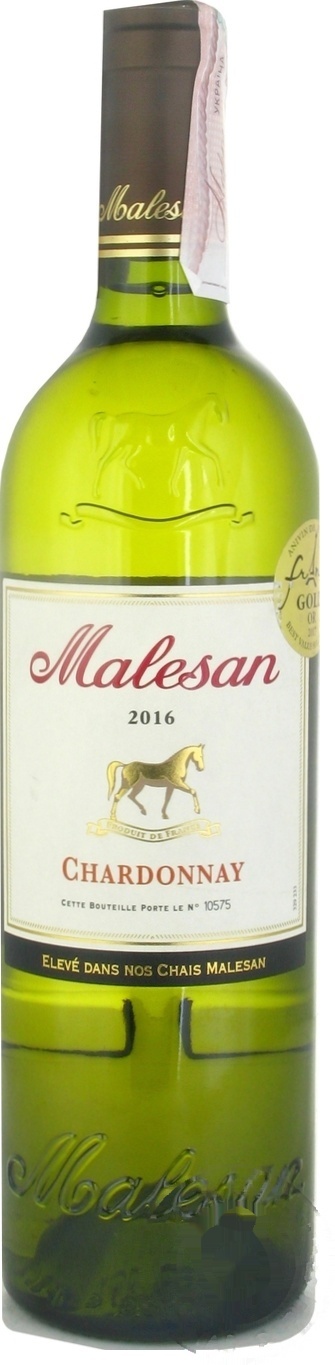 

Вино Malesan Chardonnay белое сухое 12% 0,75л