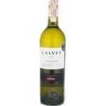 Wine chardonnay Calvet white dry 12% 2008year 750ml glass bottle France
