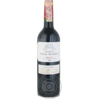 Wine Barton&guestier red dry 13.5% 2008year 750ml glass bottle France - buy, prices for MegaMarket - photo 1