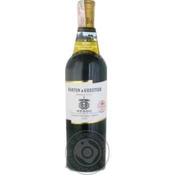 Вино B&G Medoc червоне сухе 0.75л х6 купити, ціни на МегаМаркет - фото 1