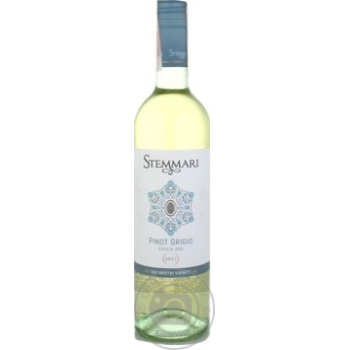 Вино Stemmari Pinot Grigio біле н/сухе 0.75л х6 купити, ціни на МегаМаркет - фото 1