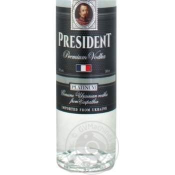 Горілка President Platinum 40% 0.5л х12 купити, ціни на МегаМаркет - фото 1
