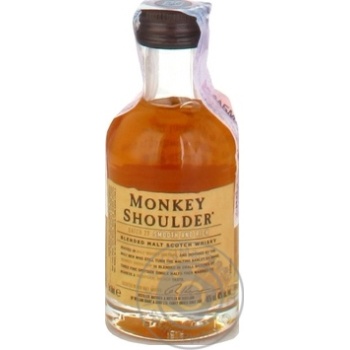 Віскі Monkey Shoulder 40% 0.05л х96 купити, ціни на МегаМаркет - фото 1